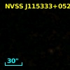 NVSS J115333+052646