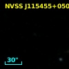 NVSS J115455+050155