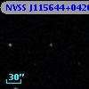 NVSS J115644+042615
