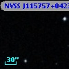 NVSS J115757+042346