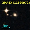 2MASX J11590972+0000069