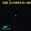 2QZ J115853.0+001423