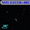 NVSS J115336+005700