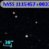 NVSS J115457+003301