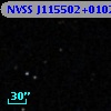 NVSS J115502+010200