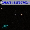 2MASS J11502762+0010193