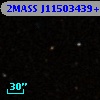 2MASS J11503439+0004543