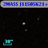 2MASS J11505621+0001371