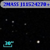 2MASS J11524270+0011454