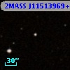 2MASS J11513969+0012546