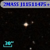 2MASS J11511475+0013149