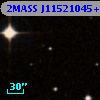 2MASS J11521045+0014207