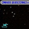 2MASS J11522862+0014521