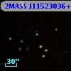 2MASS J11523036+0015332