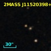 2MASS J11520398+0002547