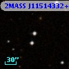 2MASS J11514332+0001283