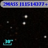 2MASS J11514377+0001035