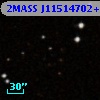 2MASS J11514702+0000469