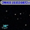 2MASS J11531072+0001268