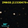2MASS J11530479+0001242