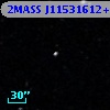 2MASS J11531612+0009317