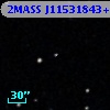 2MASS J11531843+0004415