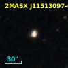 2MASX J11513097-0004398