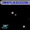 2MASX J11513256-0234478