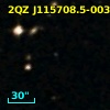 2QZ J115708.5-003740