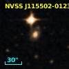 NVSS J115502-012311