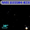 NVSS J115504-023116