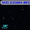 NVSS J115604-003744
