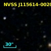 NVSS J115614-002013