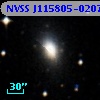 NVSS J115805-020717