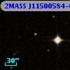 2MASS J11500584-0015059