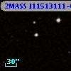 2MASS J11513111-0006235