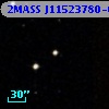 2MASS J11523780-0014000