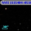 NVSS J115404-051010