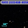 NVSS J115410-035629