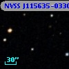 NVSS J115635-033029