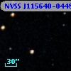 NVSS J115640-044832