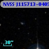 NVSS J115713-040553