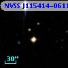 NVSS J115414-061140