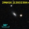 2MASX J12032304+4344395