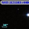 NVSS J121103+440018
