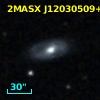 2MASX J12030509+0510289