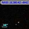 NVSS J120542+042338