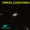 2MASX J12042946+0156236