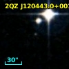 2QZ J120443.0+001249