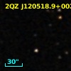 2QZ J120518.9+002939